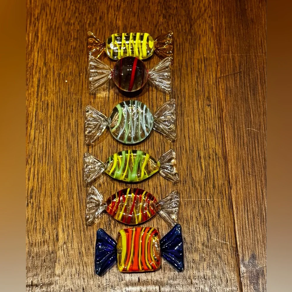 Colorful Vintage Glass Candy Decor